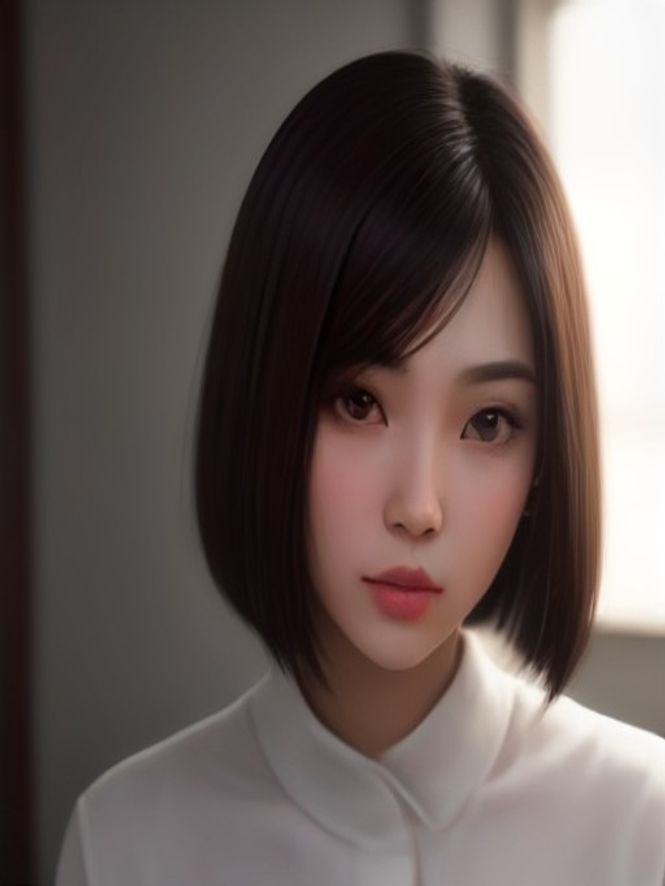 Glass Hair gương soi